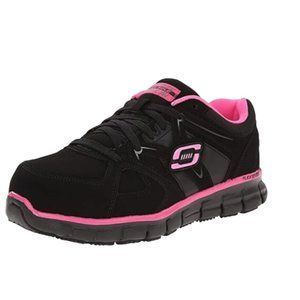 Skechers Work Women's Felton Slip Resistant Relaxed-Fit Work Shoe size 8.5 wide